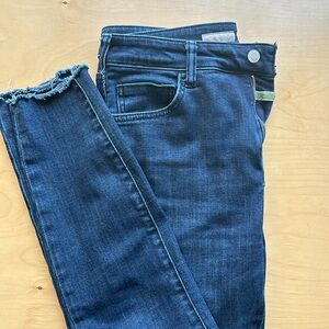 Pilcro by Anthro - High Rise Skinny Jeans - Raw Hem - Size 31